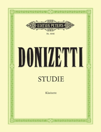 Studie f�r Klarinette solo