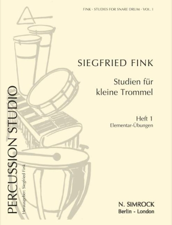 Studien f�r kleine Trommel Band 1 - Elementar�bungen f�r kleine Trommel (snare drum)