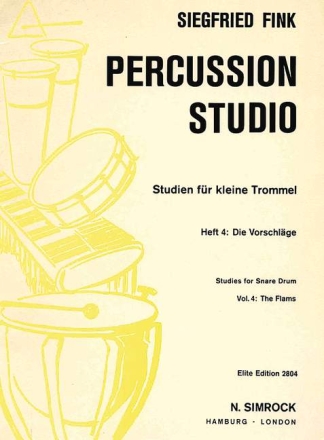 Studien f�r kleine Trommel Band 4 - Die Vorschl�ge f�r kleine Trommel (snare drum)