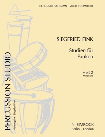 Studien f�r Pauken Band 2 - Progressivet�den f�r Pauke