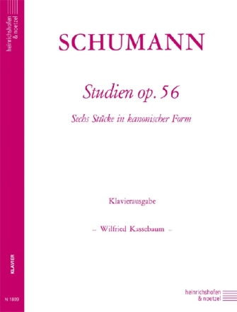 Studien op.56 f�r den Pedalfl�gel