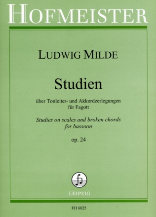 Studien �ber Tonleiter- und Akkordzerlegungen op.24 f�r Fagott