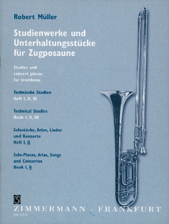 Studienwerke und Unterhaltungsst�cke f�r Zugposaune