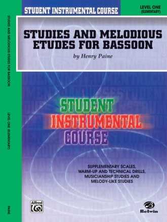 Studies and melodious Etudes Level 1 for bassoon