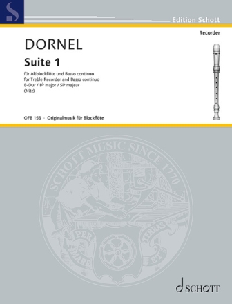 Suite B-Dur Nr.1 aus op.2 f�r Altblockfl�te und Bc