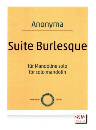 Suite Burlesque f�r Mandoline