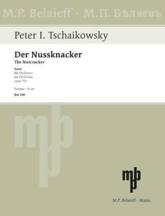 Suite Der Nussknacker op.71a f�r Orchester Partitur