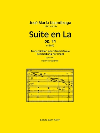 Suite en La op.14 f�r Orgel