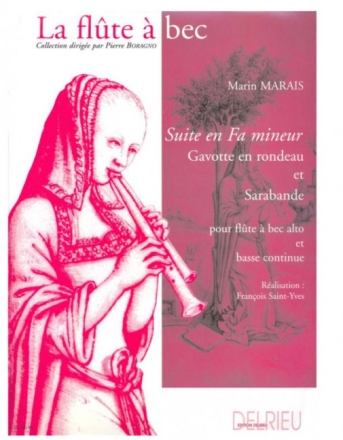 Suite fa mineur pour flute � bec alto et bc Saint-Yves, Fr., ed