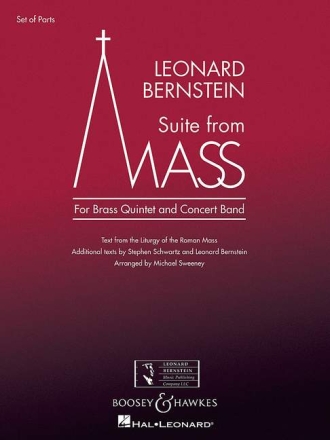 Suite from Mass f�r 5 Blechblasinstrumente und Blasorchester Partitur und Stimmen