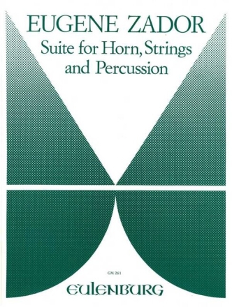 Suite f�r Horn, Streicher und Percussion f�r Horn und Klavier