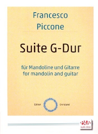 Suite G-Dur f�r Mandoline und Gitarre Spielpartitur
