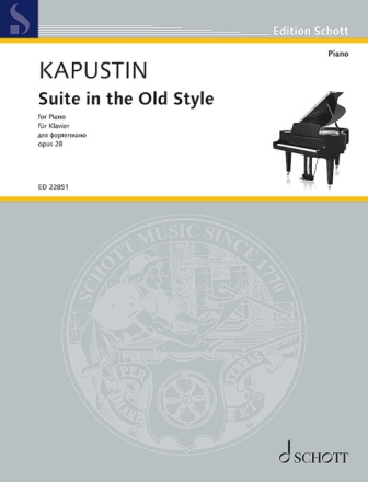 Suite in the old Style op.28 f�r Klavier
