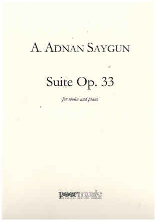 Suite op.33 for violin and piano