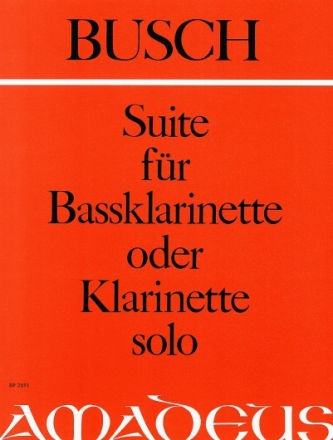 Suite op.37a f�r Bassklarinette oder Klarinette