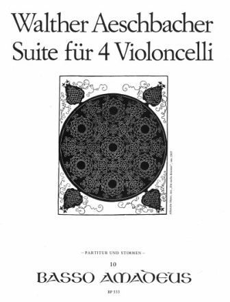 Suite op.44 f�r 4 Violoncelli Partitur und Stimmen