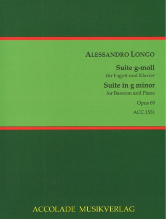 Suite op.69 g-moll f�r Fagott und Klavier