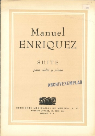 Suite para violin y piano
