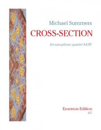 Summers, Cross-Section 4 SAXOPHONE PARTITUR + STIMMEN