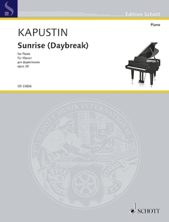 Sunrise (Daybreak) op.26 f�r Klavier
