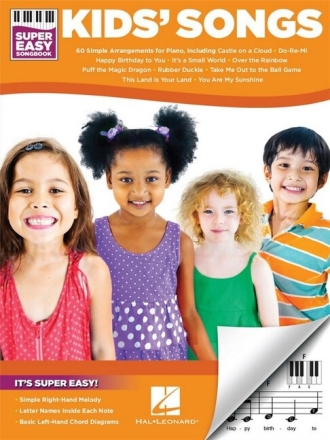 Super easy Songbook - Kid's Songs for piano songbook