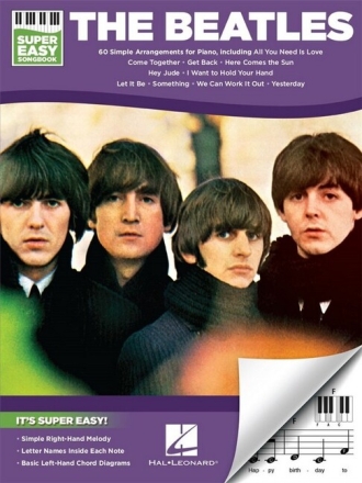 Super easy Songbook - The Beatles: for piano right hand (melody line/lyrics/chords)