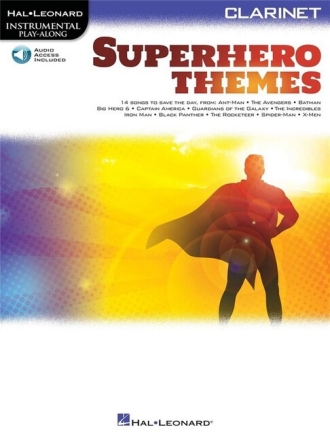 Superhero Themes (+Online Audio) for clarinet