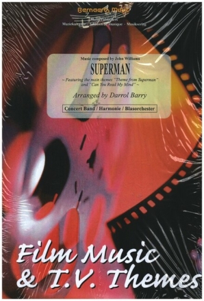 Superman f�r Blasorchester Partitur und Stimmen