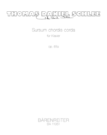 Sursum chordis corda op.81a f�r Klavier