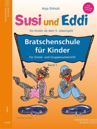 Susi und Eddi Band  1 (+mp3-Codes) f�r Viola