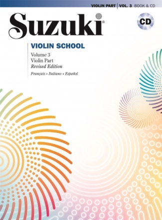 Suzuki Violin School vol.3 (+CD) for violin (fr/it/sp)