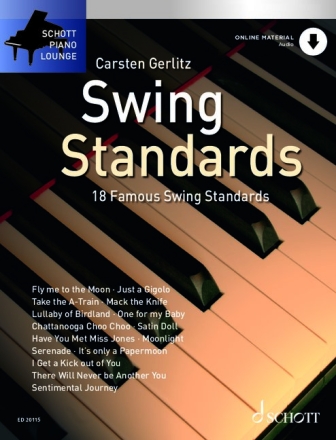 Swing Standards (+Online Audio) for piano