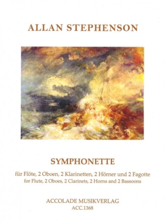 Symphonette f�r Fl�te, 2 Oboen, 2 Klarinetten, 2 H�rner und 2 Fagotte Partitur und Stimmen
