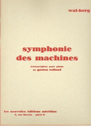 Symphonie des Machines f�r Klavier