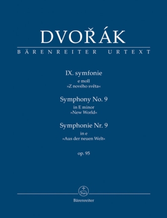 Symphonie e-Moll Nr.9 op.95 f�r Orchester Studienpartitur, Urtextausgabe