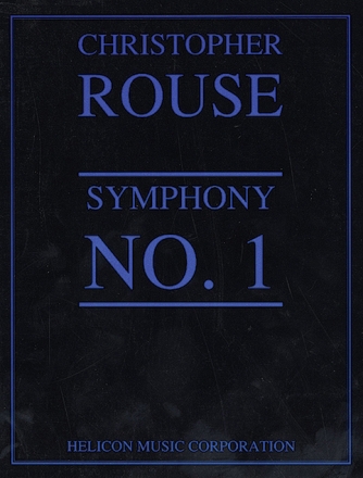 Symphonie Nr. 1 f�r Orchester Partitur