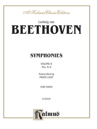 Symphonies for piano vol.2 (nos.6-9) for piano transcribed by Franz Liszt