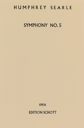 Symphony no.5 op.43 for orchestra study score