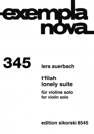 T'filah  und  Lonely Suite f�r Violine