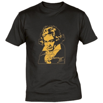 T-Shirt Beethoven schwarz Gr��e S