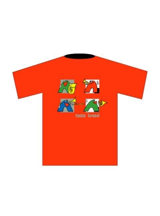 T-Shirt 'Brass' (L), rot