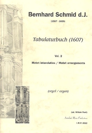Tabulaturbuch Band 2 f�r Orgel