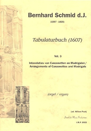Tabulaturbuch Band 3 f�r Orgel
