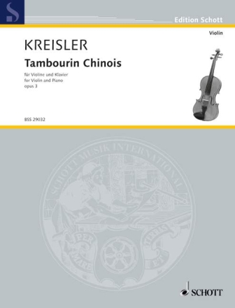 Tambourin Chinois op.3 f�r Violine und Klavier