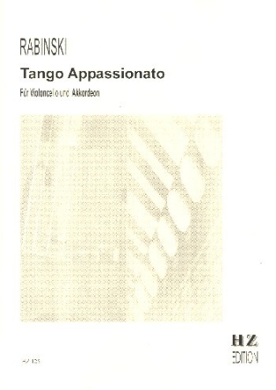 Tango Appassionato f�r Violoncello und Akkordeon Partitur und Stimmen