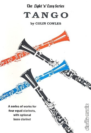 Tango for 4 clarinets (optional bass clarinet) score and parts