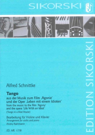 Tango f�r Violine und Klavier