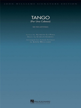 Tango (Por Una Cabeza) for solo violin and orchestra score and parts