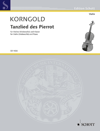 Tanzlied des Pierrot op.12 f�r Violine (Violoncello) und Klavier