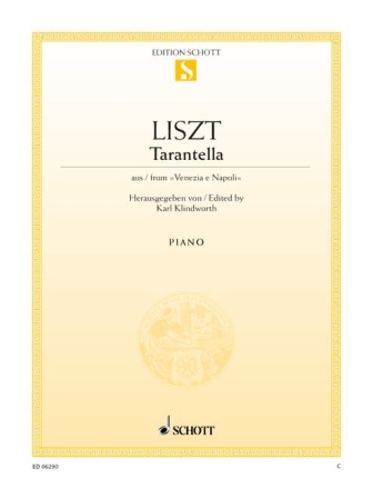 Tarantella aus Venezia e Napoli f�r Klavier